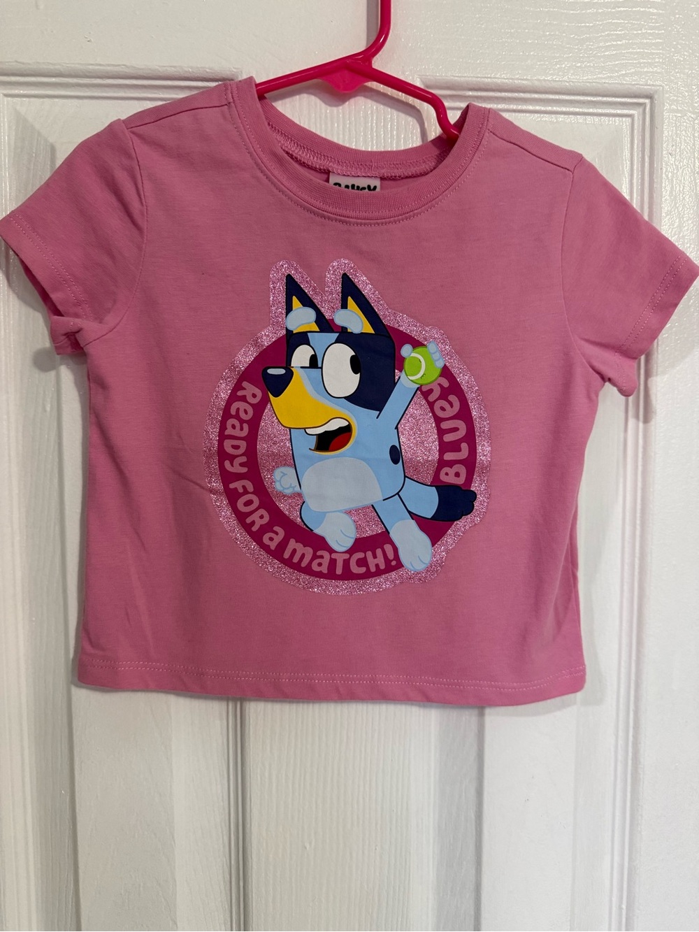 Pink Bluey Graphic Kids Tee - Brand: Bluey